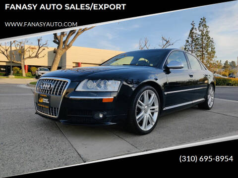 2007 Audi S8 for sale at FANASY AUTO SALES/EXPORT in Yorba Linda CA