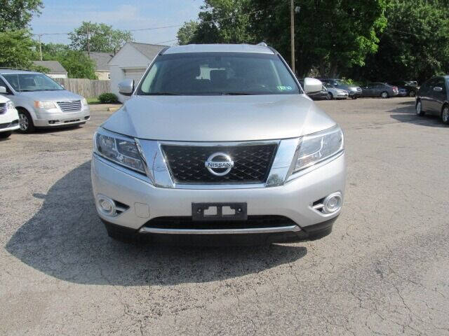 Used 2014 Nissan Pathfinder SV with VIN 5N1AR2MM0EC629634 for sale in Hilliard, OH