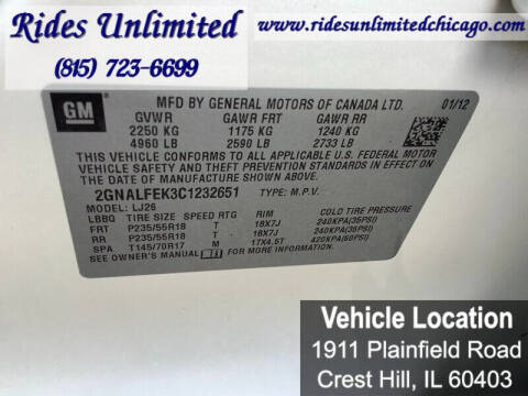2012 Chevrolet Equinox LTZ