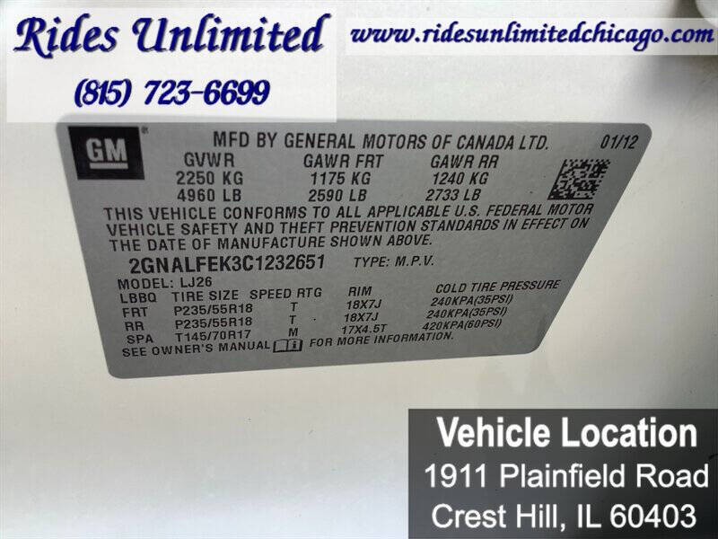 2012 Chevrolet Equinox LTZ