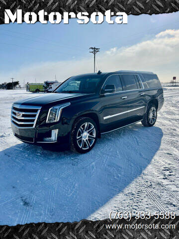 2018 Cadillac Escalade ESV for sale at Motorsota in Becker MN