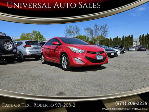 2013 Hyundai Elantra Coupe for sale at Universal Auto Sales in Salem OR