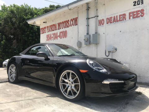 2013 Porsche 911 for sale at FIRST FLORIDA MOTOR SPORTS in Pompano Beach FL