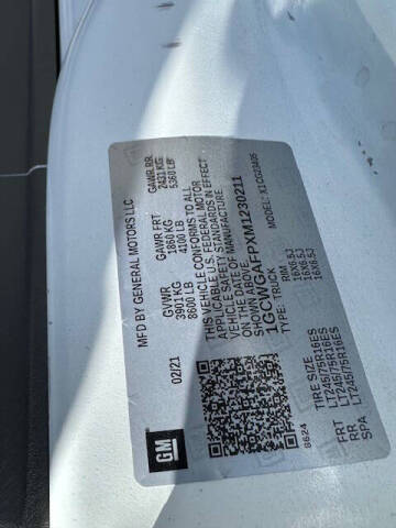 2021 Chevrolet Express 2500