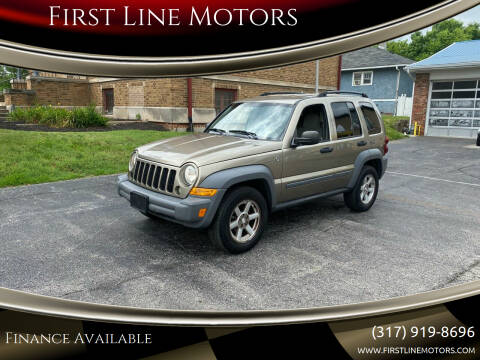 2005 Jeep Liberty for sale at First Line Motors in Brownsburg IN