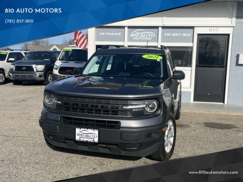 2021 Ford Bronco Sport for sale at 810 AUTO MOTORS in Abington MA