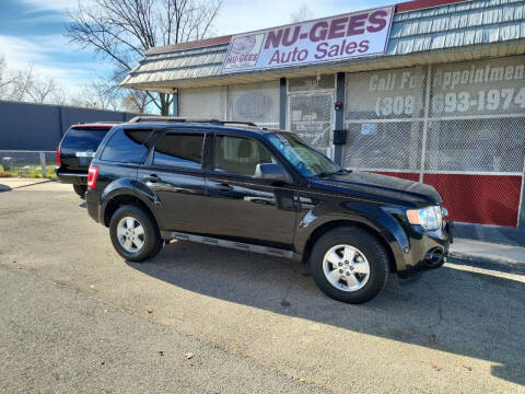2010 Ford Escape for sale at Nu-Gees Auto Sales LLC in Peoria IL