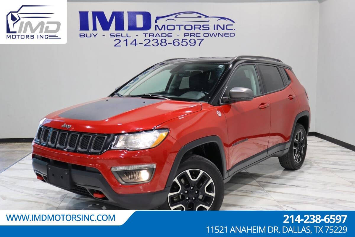 2020 Jeep Compass for sale at IMD MOTORS, INC in Dallas, TX