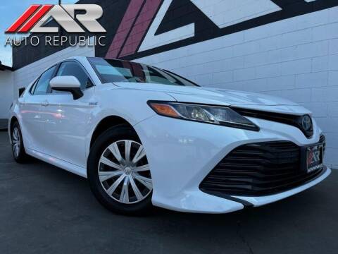 2019 Toyota Camry Hybrid for sale at Auto Republic Fullerton in Fullerton CA