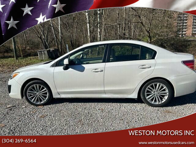 2012 Subaru Impreza for sale at WESTON MOTORS INC in Weston WV