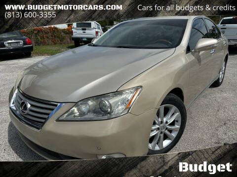 2010 Lexus ES 350 for sale at Budget Motorcars in Tampa FL
