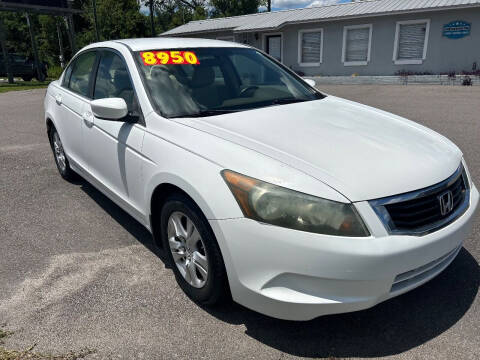 2008 Honda Accord for sale at JOHN JENKINS INC in Palatka FL