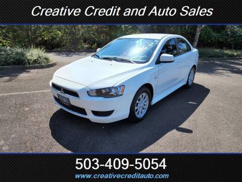 2010 Mitsubishi Lancer for sale at Creative Credit & Auto Sales in Salem OR