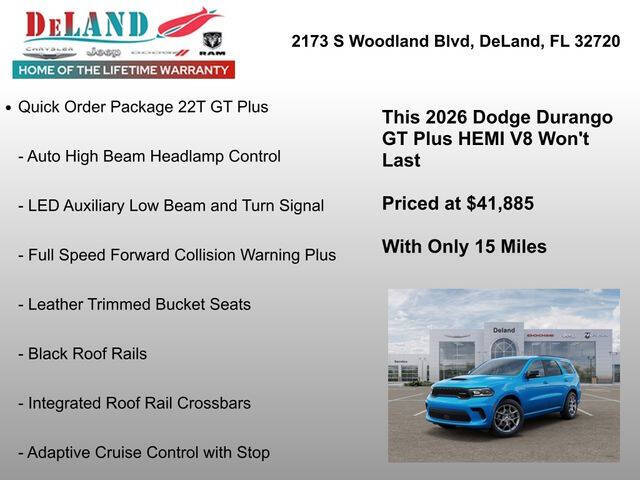 2026 Dodge Durango GT HEMI Plus