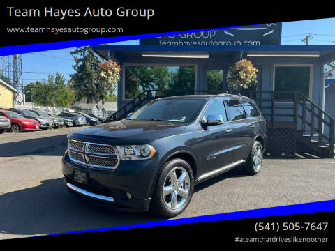 2013 Dodge Durango for sale at Team Hayes Auto Group in Eugene OR