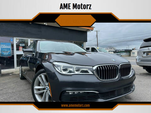 2018 BMW 7 Series for sale at AME Motorz in Wilkes Barre PA