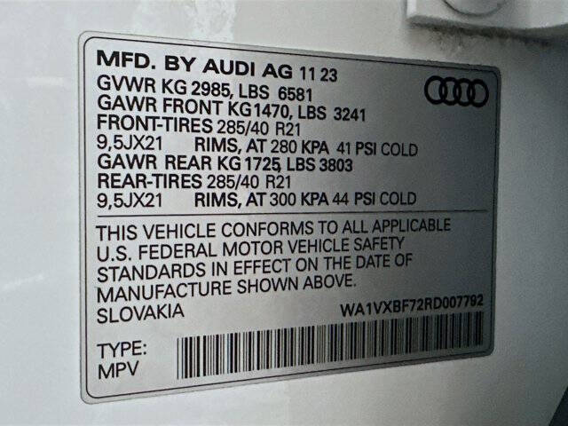 2024 Audi Q7 quattro Prestige 55 TFSI