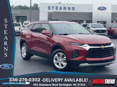 2020 Chevrolet Blazer for sale at Stearns Ford in Burlington NC