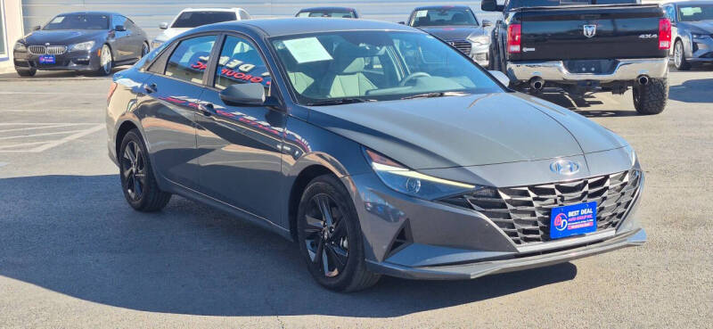 2023 Hyundai Elantra Hybrid Blue