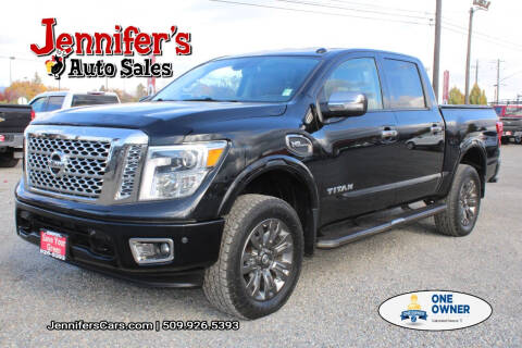 2017 Nissan Titan for sale at Jennifer's Auto Sales in Spokane Valley WA