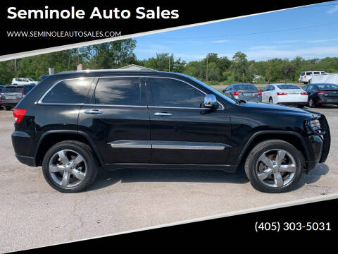 2012 Jeep Grand Cherokee for sale at Seminole Auto Sales in Seminole OK