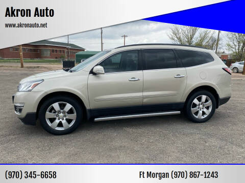 2015 Chevrolet Traverse for sale at Akron Auto in Akron CO