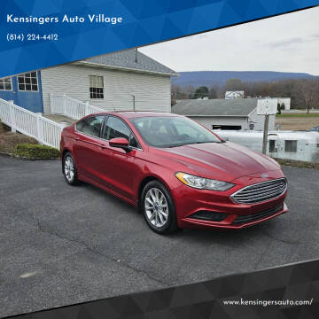 2017 Ford Fusion for sale at Kensingers Auto Village in Roaring Spring PA