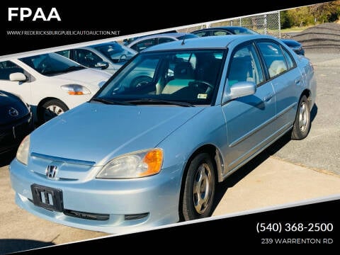 2003 Honda Civic for sale at FPAA in Fredericksburg VA