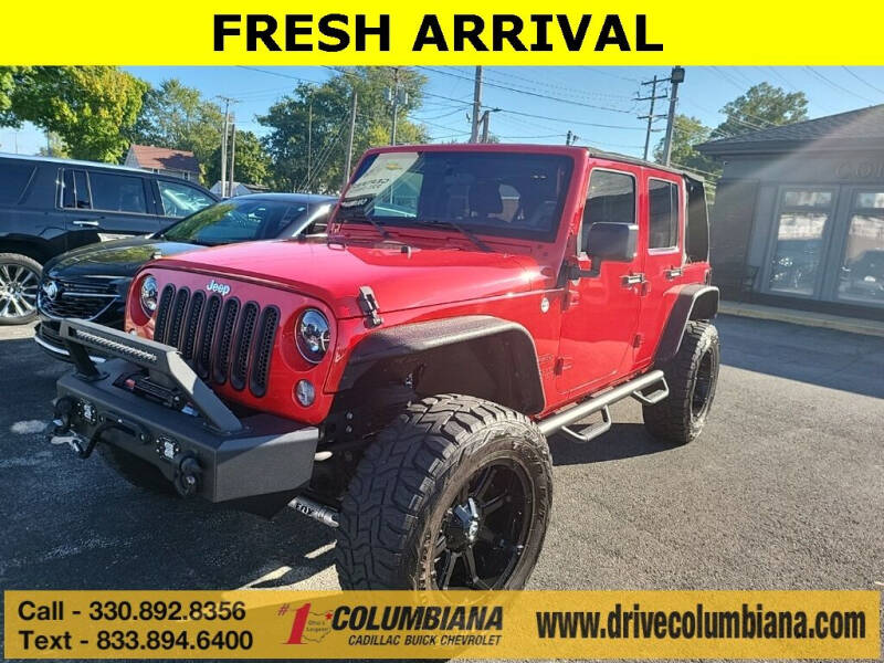 2016 Jeep Wrangler Unlimited for sale in Columbiana, OH