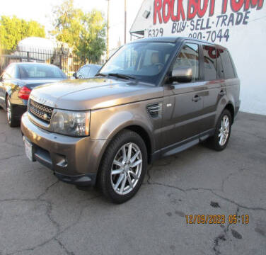 2011 Land Rover Range Rover Sport for sale at Rock Bottom Motors in North Hollywood CA