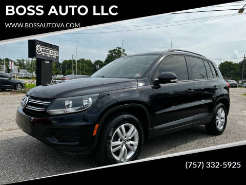 2016 Volkswagen Tiguan for sale at BOSS AUTO LLC in Norfolk VA