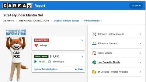 2024 Hyundai Elantra SEL