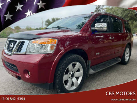2008 Nissan Armada for sale at CBS MOTORS in San Antonio TX