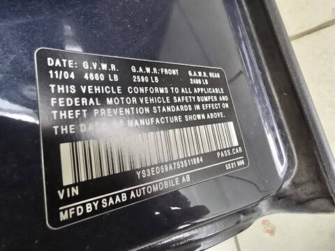 2005 Saab 9-5 Arc 2.3T