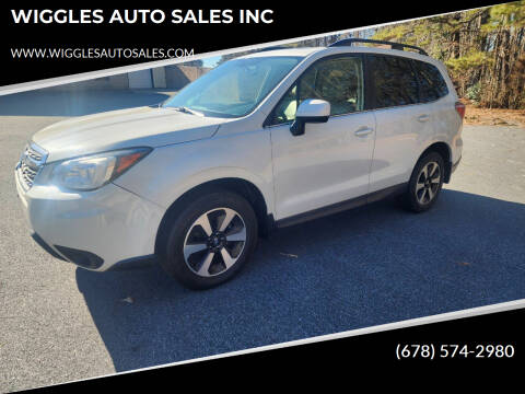 2017 Subaru Forester for sale at WIGGLES AUTO SALES INC in Mableton GA