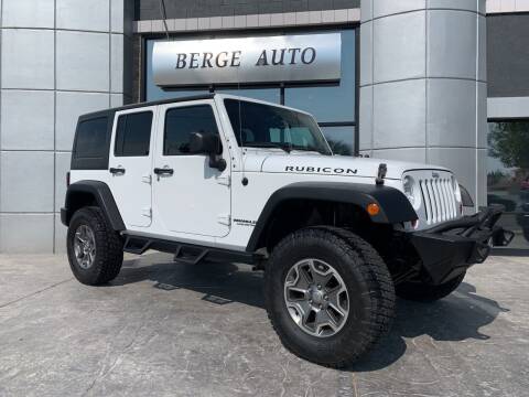2013 Jeep Wrangler Unlimited for sale at Berge Auto in Orem UT