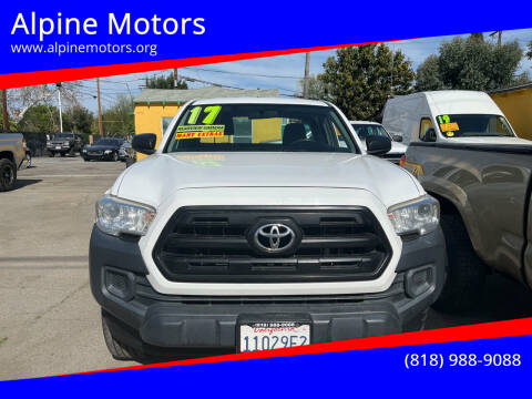 2017 Toyota Tacoma for sale at Alpine Motors in Van Nuys CA