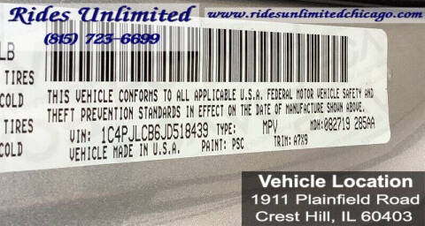 2018 Jeep Cherokee Latitude