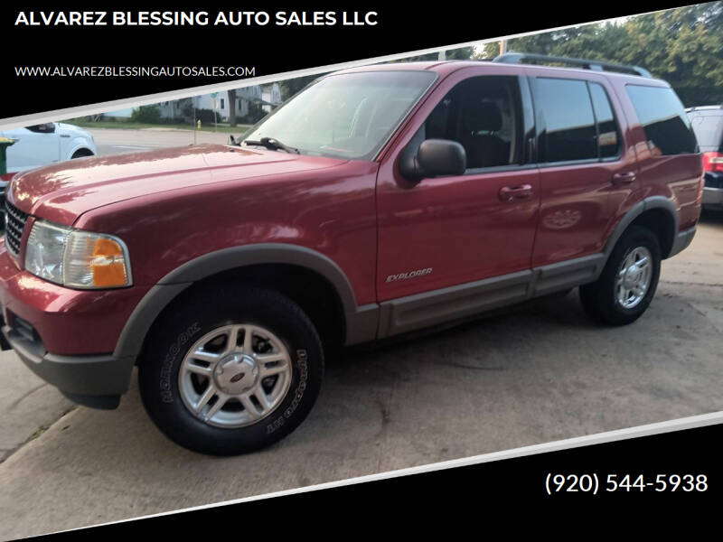 2002 Ford Explorer for sale at ALVAREZ BLESSING AUTO SALES LLC in Green Bay WI