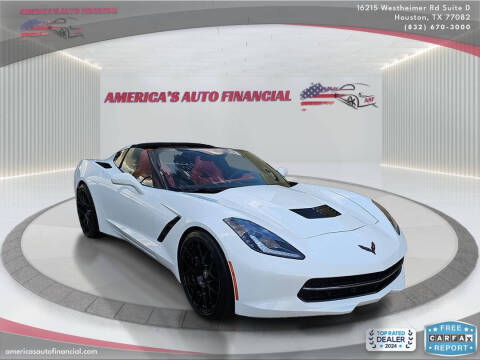 2014 Chevrolet Corvette for sale at America's Auto Financial in Houston TX