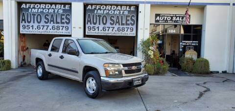 2004 Chevrolet Colorado for sale at Affordable Imports Auto Sales in Murrieta CA