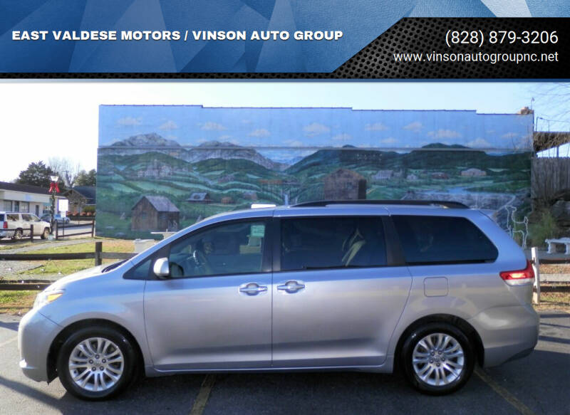 2012 Toyota Sienna for sale at EAST VALDESE MOTORS / VINSON AUTO GROUP in Valdese NC