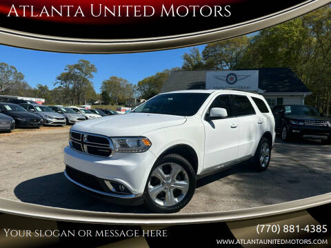 2014 Dodge Durango for sale at Atlanta United Motors in Jefferson GA