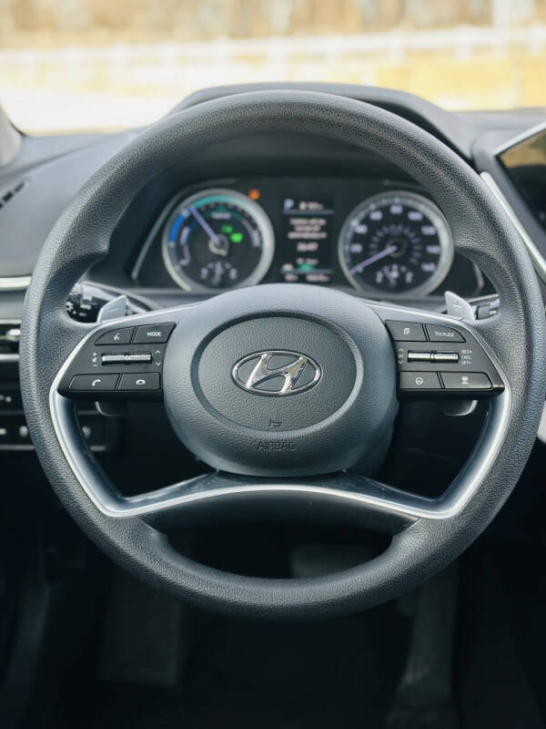 2021 Hyundai Sonata Hybrid Blue