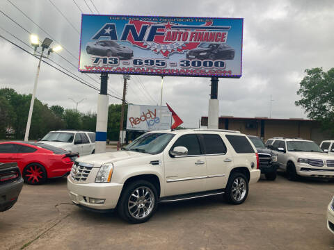 2011 Cadillac Escalade for sale at ANF AUTO FINANCE in Houston TX