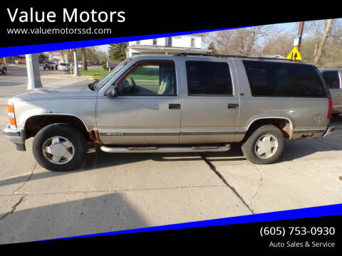 1999 Chevrolet Suburban for sale at Value Motors in Watertown SD