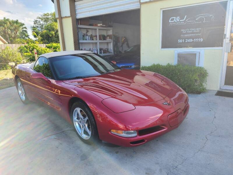 2001 Chevrolet Corvette for sale at O & J Auto Sales in Royal Palm Beach FL