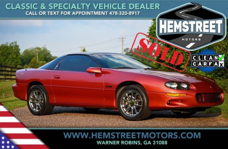 2001 Chevrolet Camaro for sale at Hemstreet Motors in Warner Robins GA