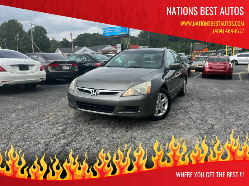 2006 Honda Accord for sale at Nations Best Autos in Decatur GA