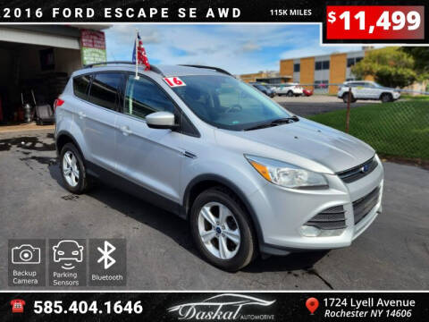 2016 Ford Escape for sale at Daskal Auto LLC in Rochester NY